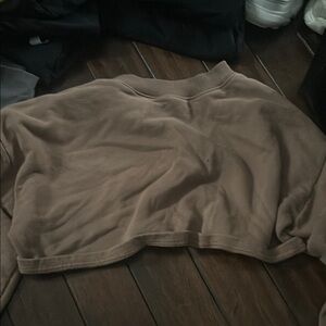 SHEIN Brown Crop Top